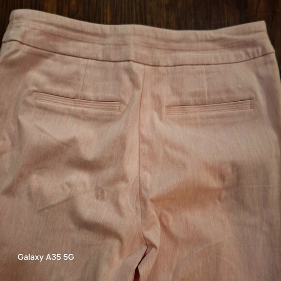 Tribal Womens Blush Pink Buttoned Hem Pants Size 8 Rayon/Nylon/Spandex Blend - Picture 8 of 8